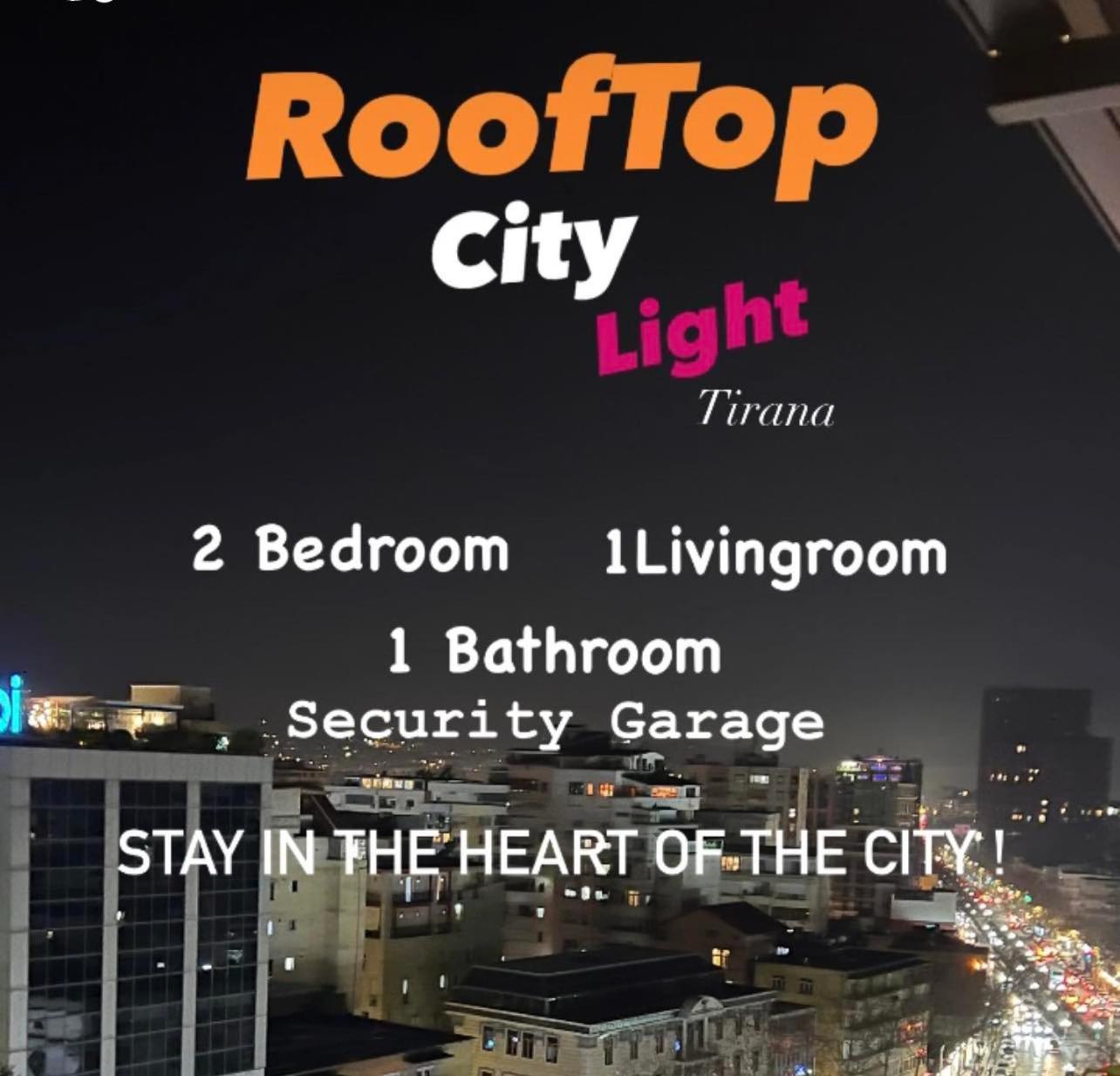 Rooftop City Light تيرانا المظهر الخارجي الصورة