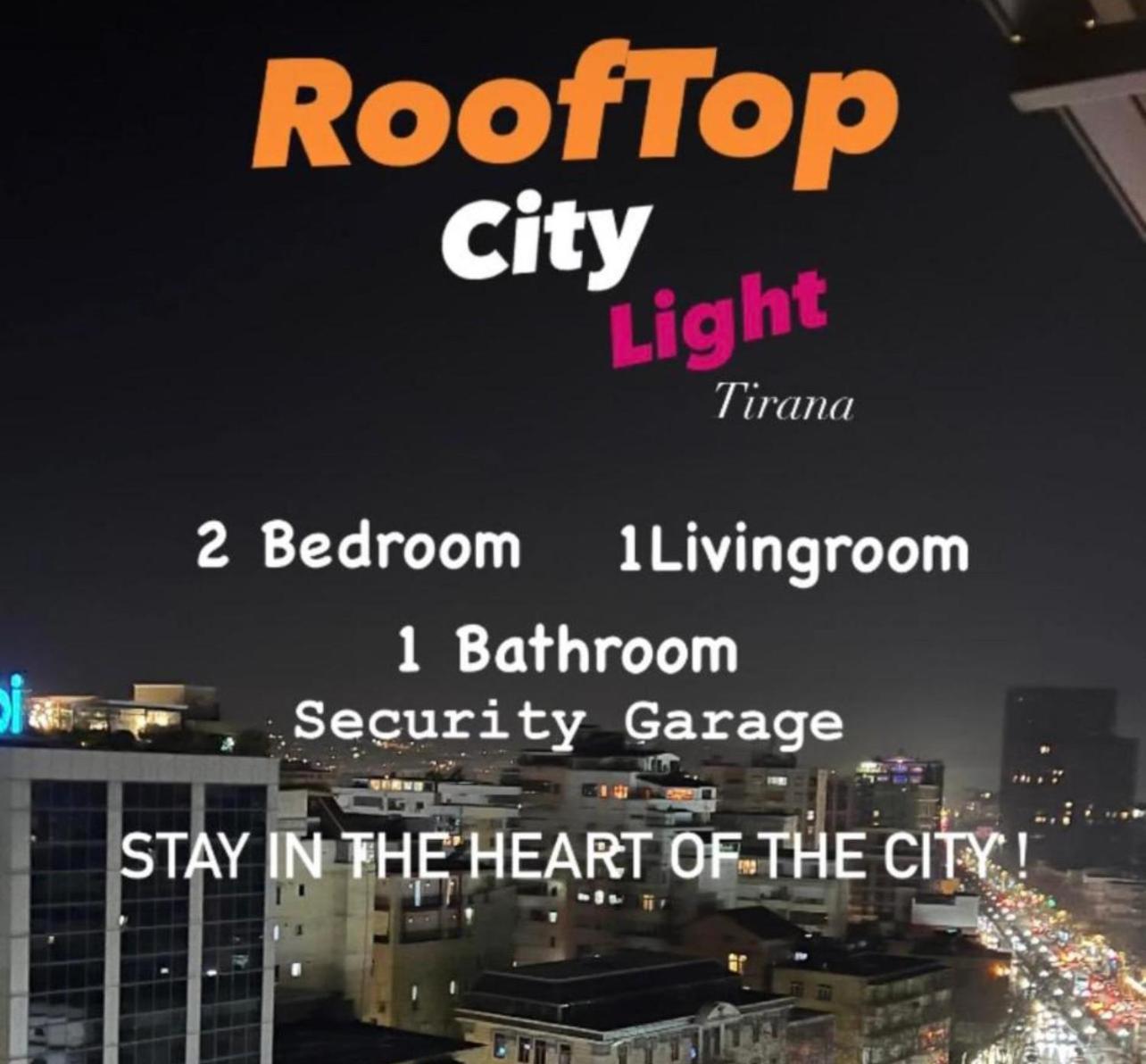 Rooftop City Light تيرانا المظهر الخارجي الصورة
